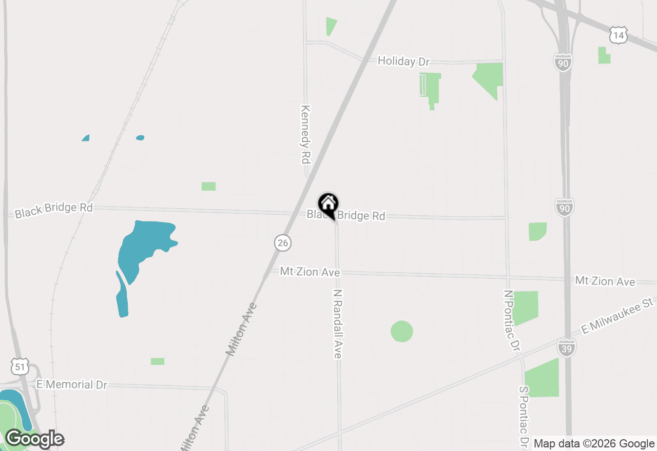 Map of 1601 N Randall Avenue #85, Janesville, WI 53545