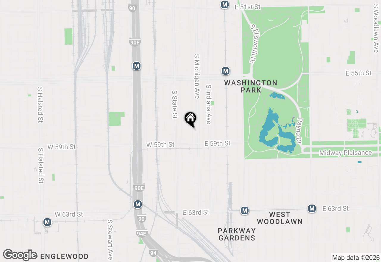 Map of 5813 S Wabash Avenue, Chicago, IL 60637