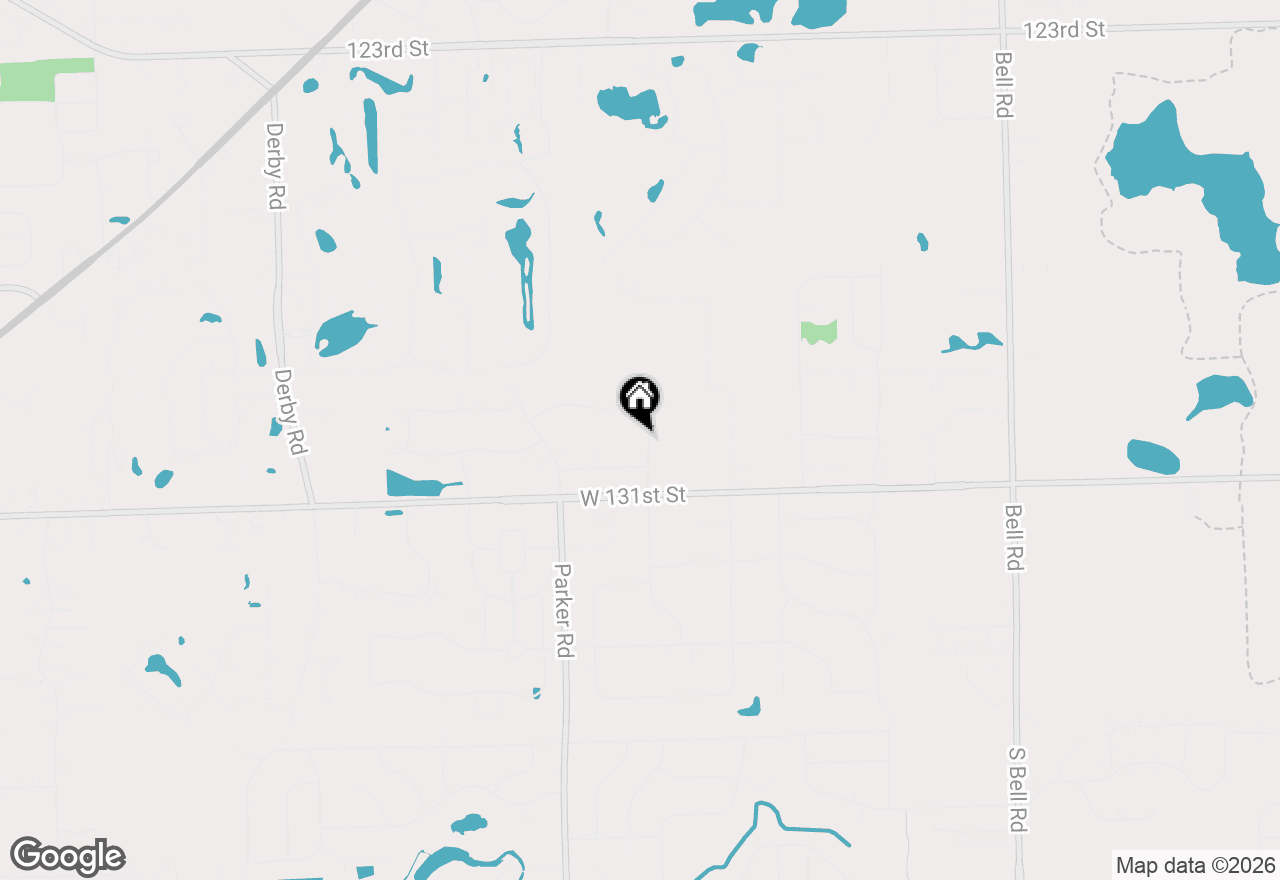 Map of 13050 Silver Fox Drive, Lemont, IL 60439