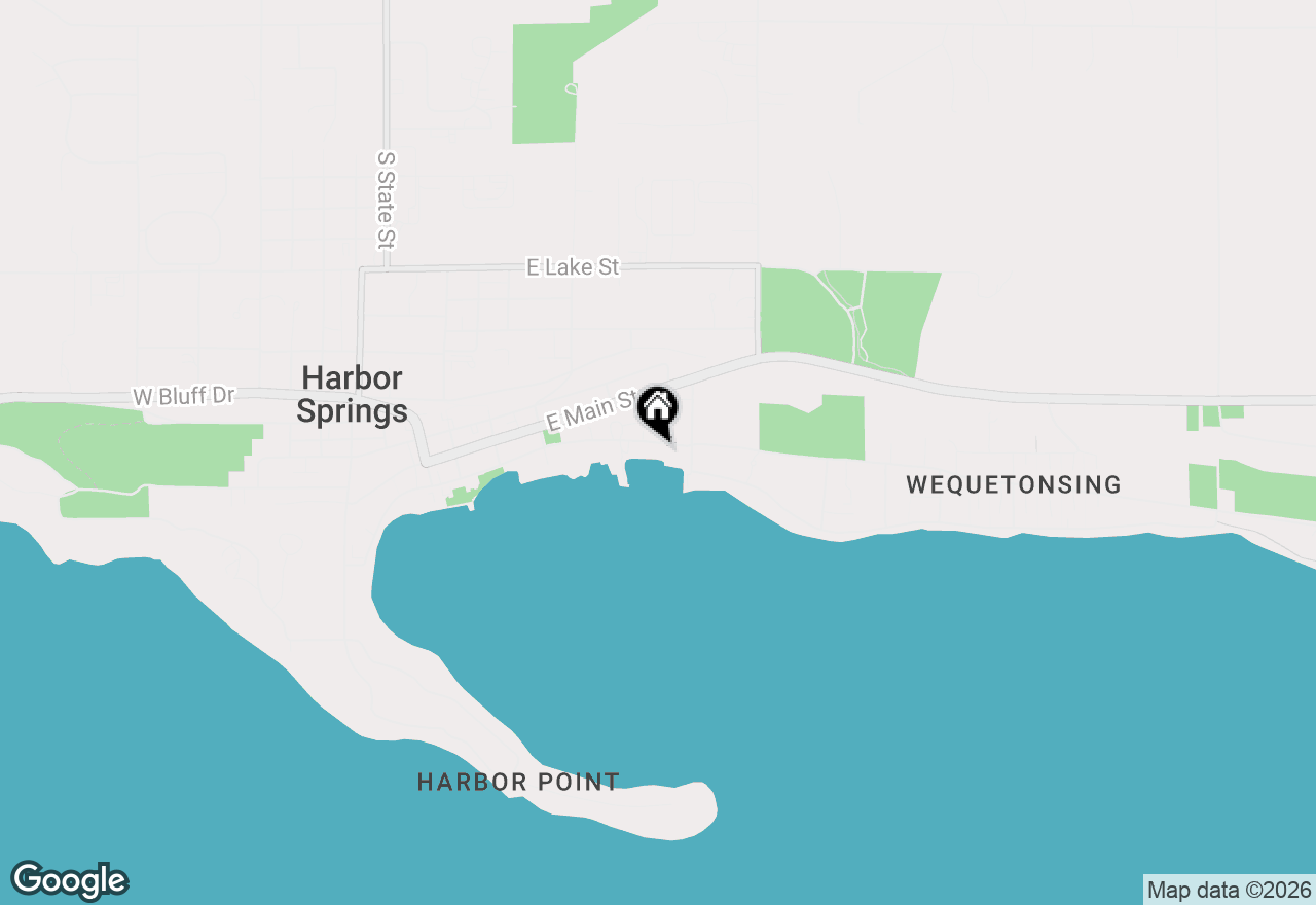 Map of 526 E Bay Street, Harbor Springs, MI 49740