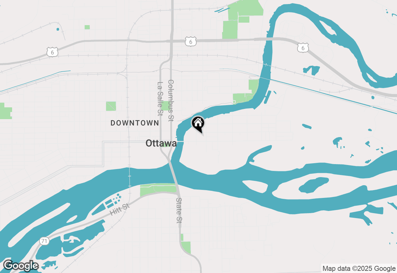 Map of 618 Shabbona Street, Ottawa, IL 61350