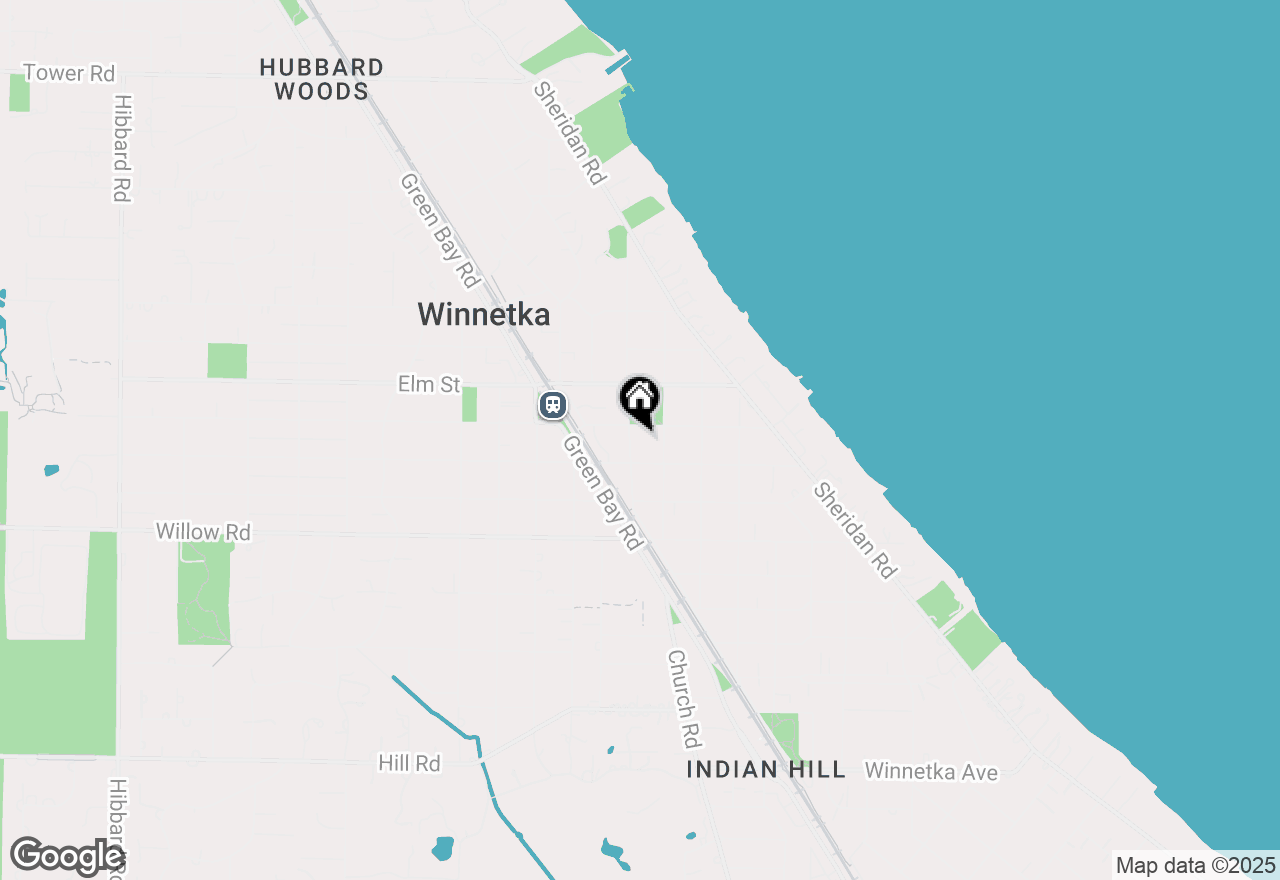 Map of 475 Maple Street, Winnetka, IL 60093