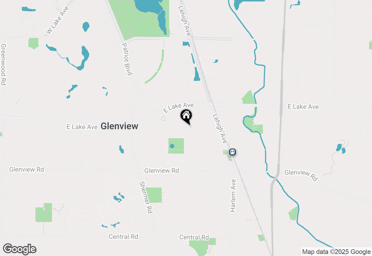 Map of 1234 Spruce Drive, Glenview, IL 60025