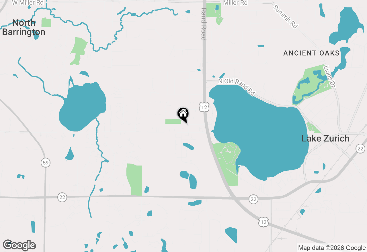 Map of 48 N Pleasant Road, Lake Zurich, IL 60047