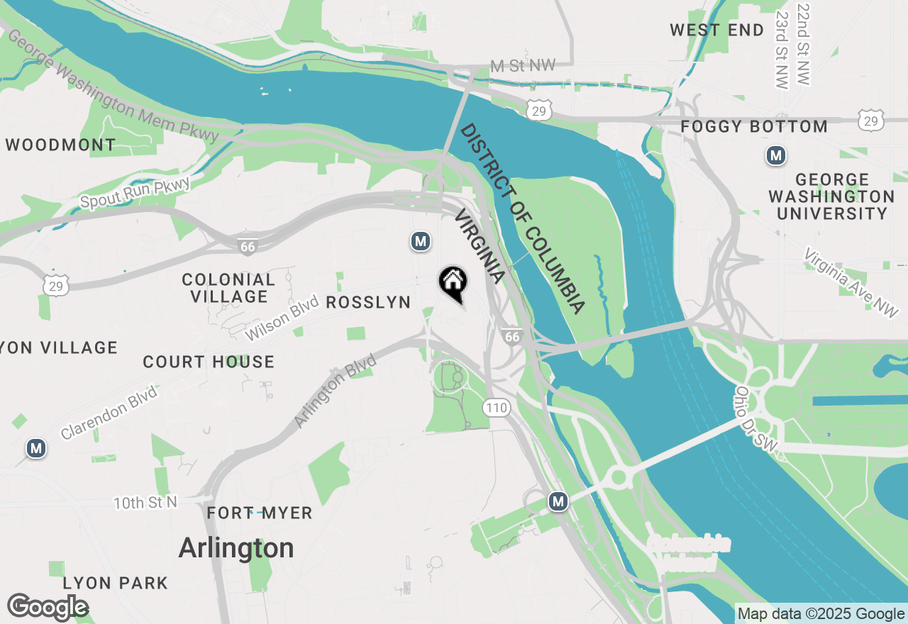 Map of 1121 Arlington Boulevard #703, Arlington, VA 22209
