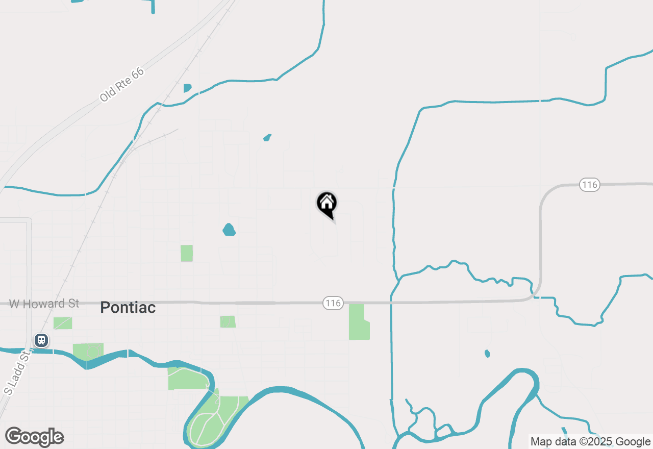 Map of 816 N Mohave Drive, Pontiac, IL 61764