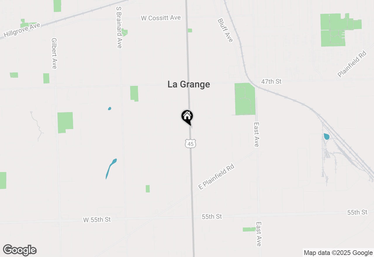 Map of 732 S La Grange Road, La Grange, IL 60525
