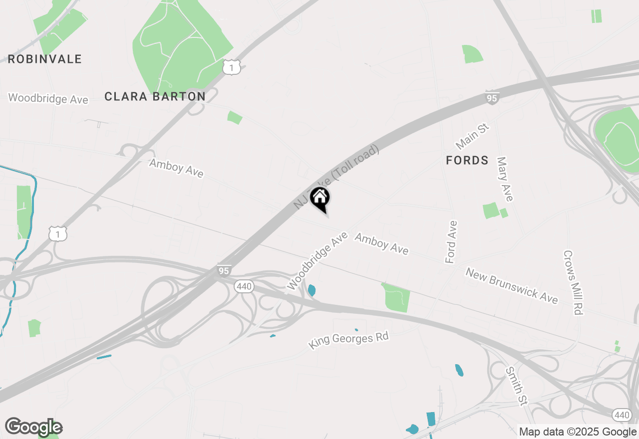 Map of 834 Amboy Avenue, Edison, NJ 08837