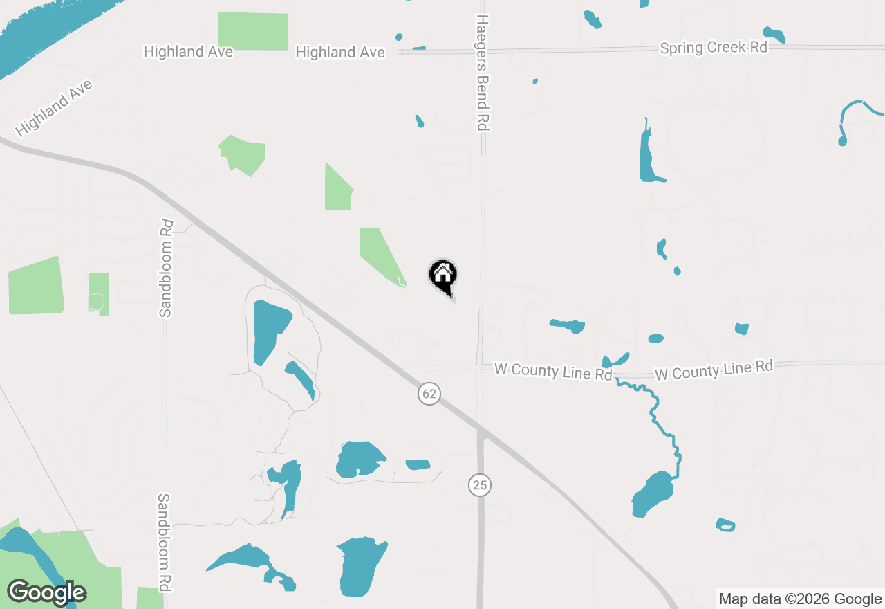 Map of 1511 Glacier Parkway, Algonquin, IL 60102