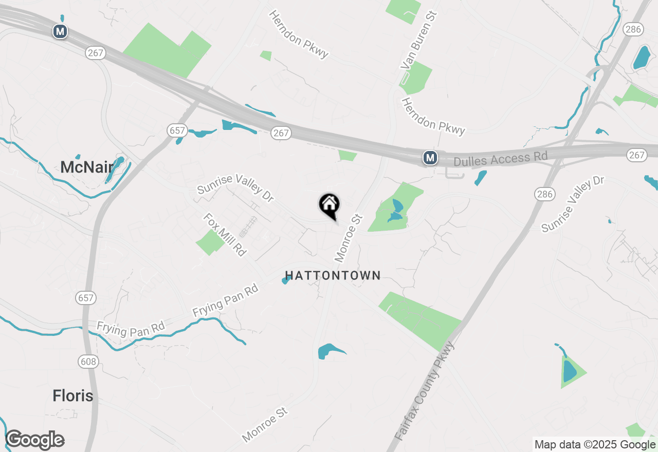 Map of 12968 Wood Crescent Circle, Herndon, VA 20171