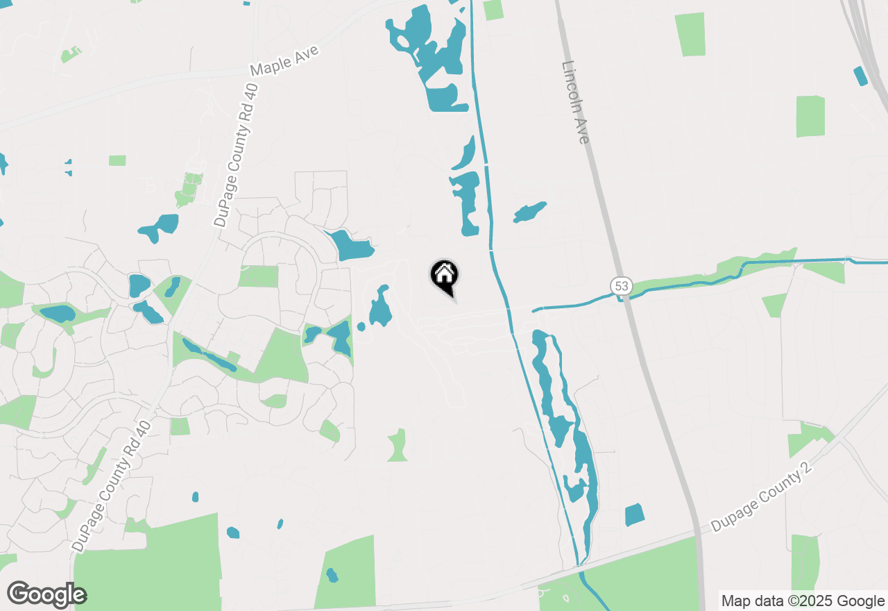 Map of (Address confidential), Lisle, Illinois 60532