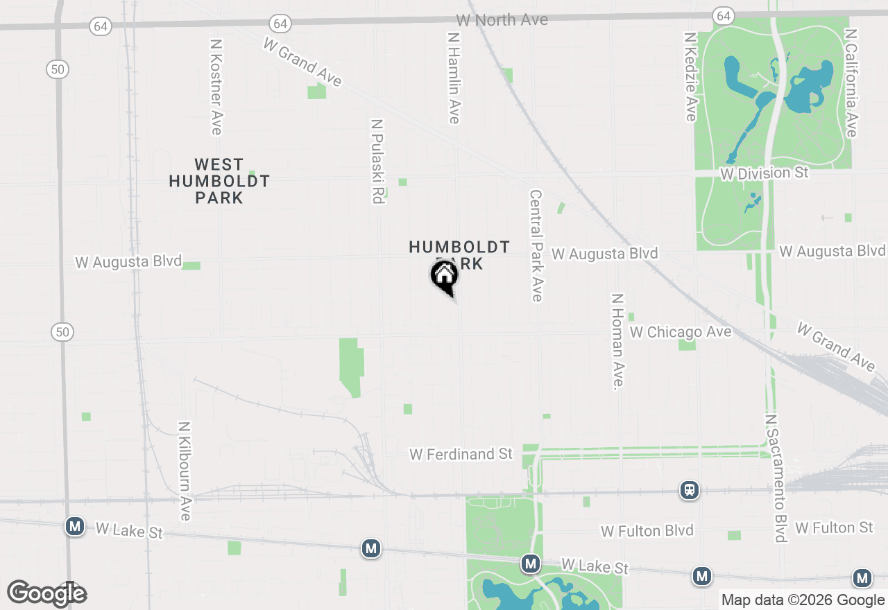 Map of (Address confidential), Chicago, Illinois 60651