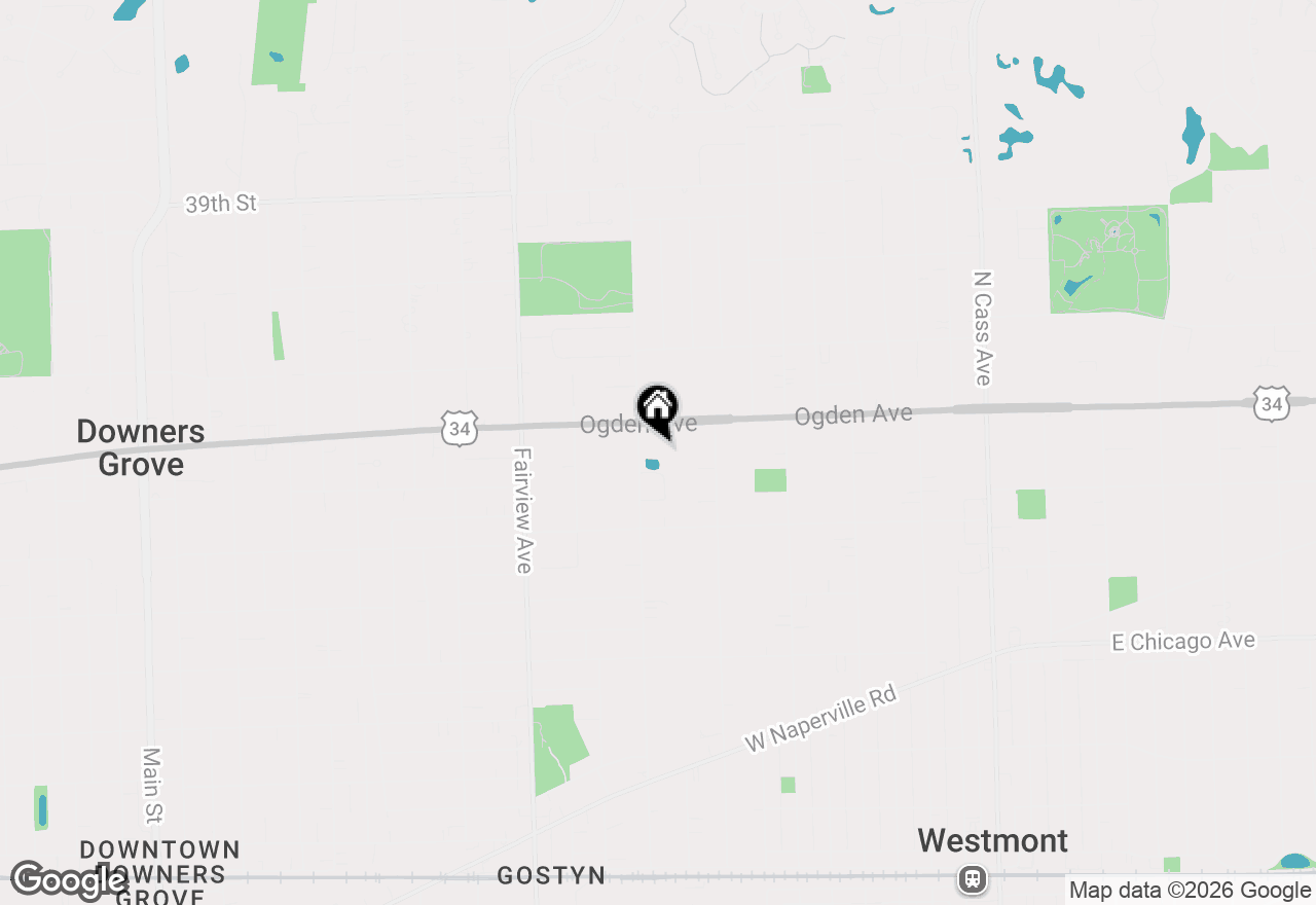 Map of 527 Cumnor Road #208, Westmont, IL 60559