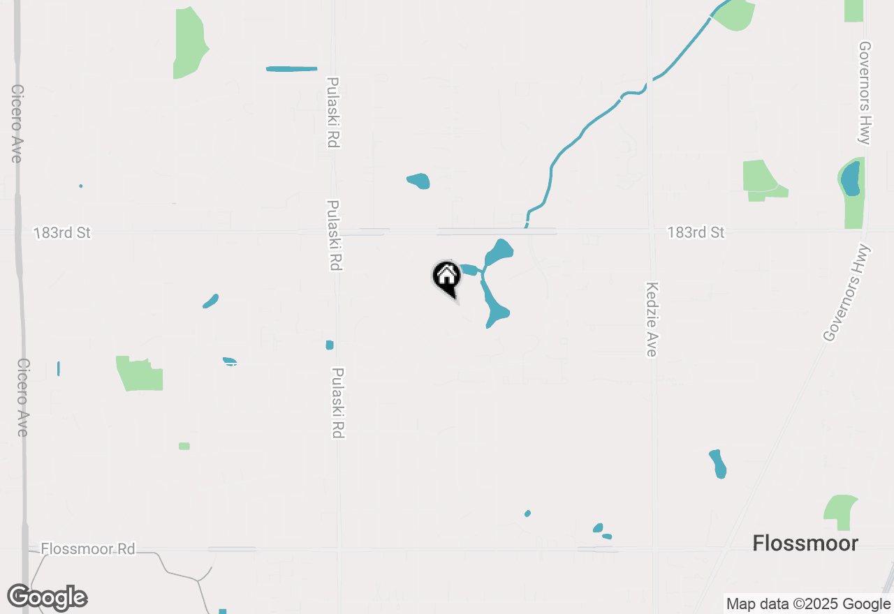 Map of 3705 Streamwood Drive, Hazel Crest, IL 60429