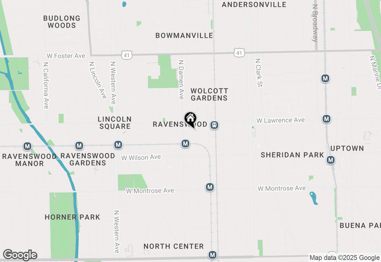 Map of 4726 N Winchester Avenue #C, Chicago, IL 60640