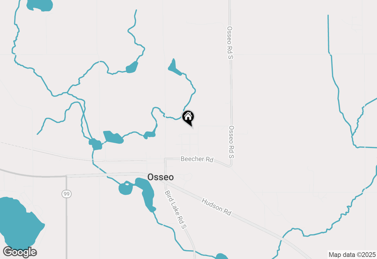 Map of 5640 Ogden Street, Osseo, MI 49266