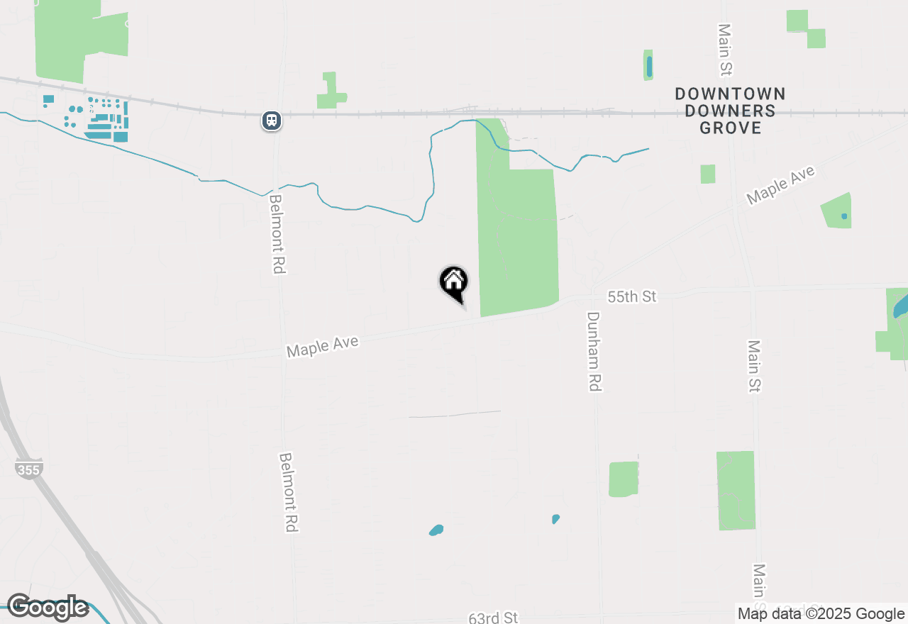 Map of 5525 Lee Avenue, Downers Grove, IL 60515