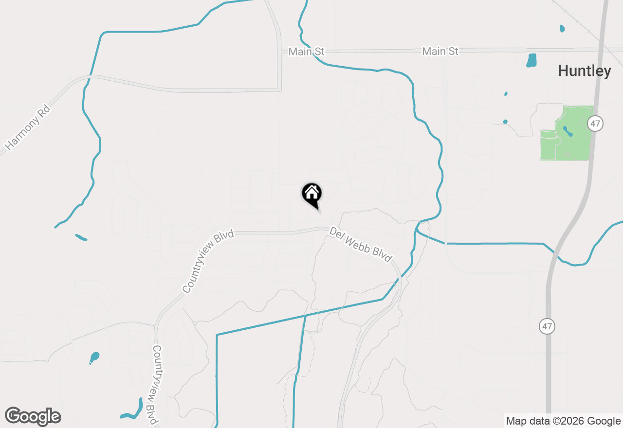 Map of 11832 Kensington Drive, Huntley, IL 60142