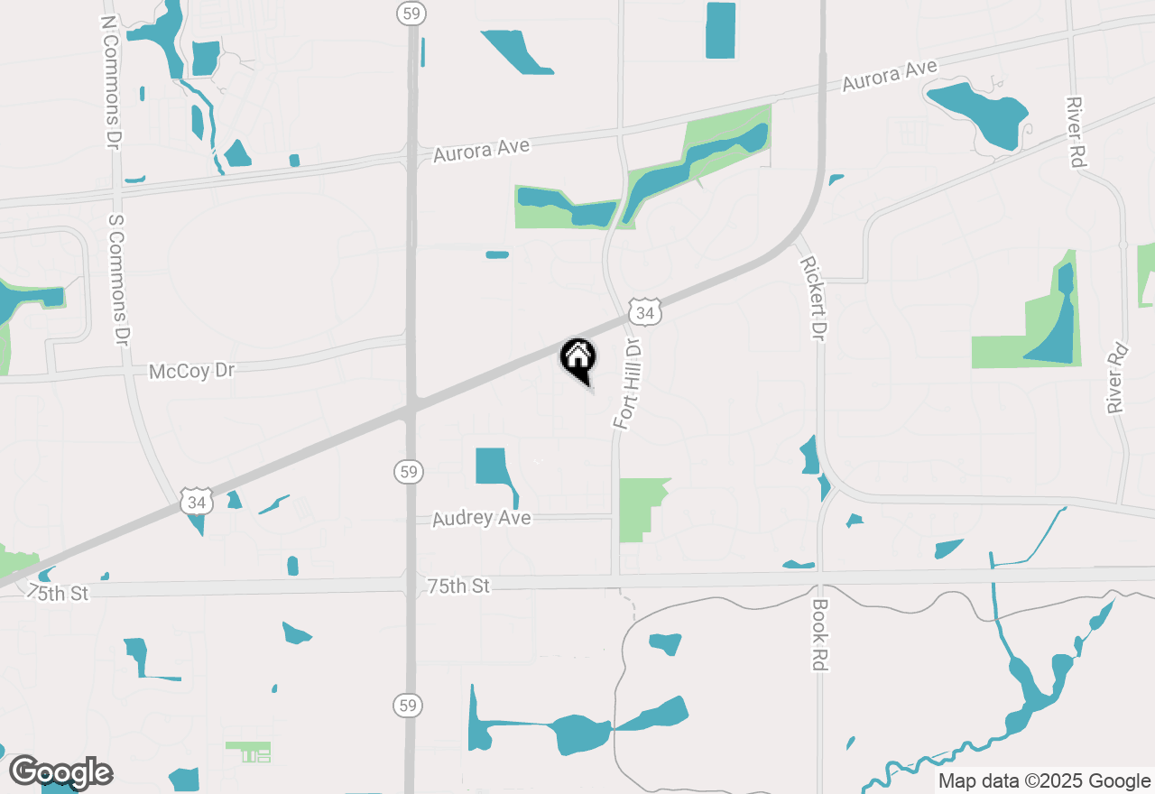 Map of 2539 Lexington Lane, Naperville, IL 60540