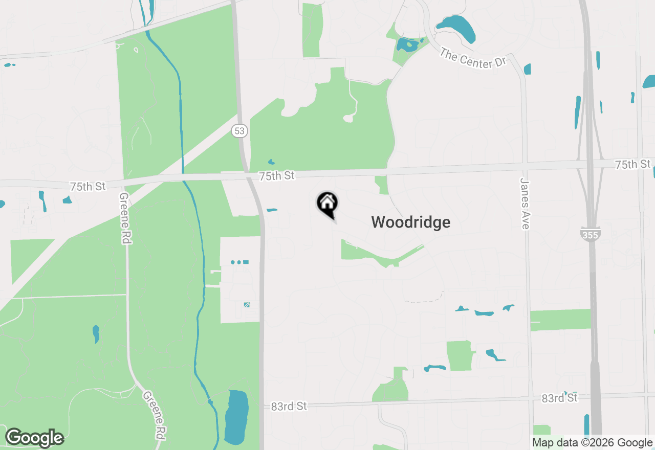 Map of 7624 Westview Lane, Woodridge, IL 60517