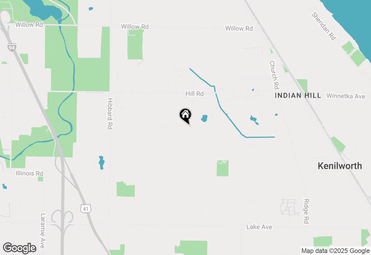 Map of 54 Indian Hill Road, Winnetka, IL 60093