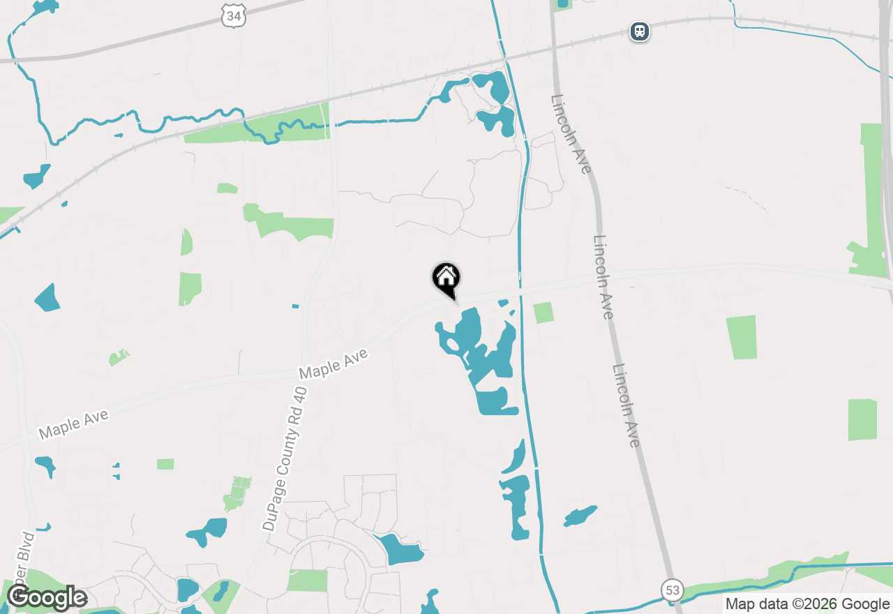 Map of 1615 Maple Terrace #115-1L, Lisle, IL 60532