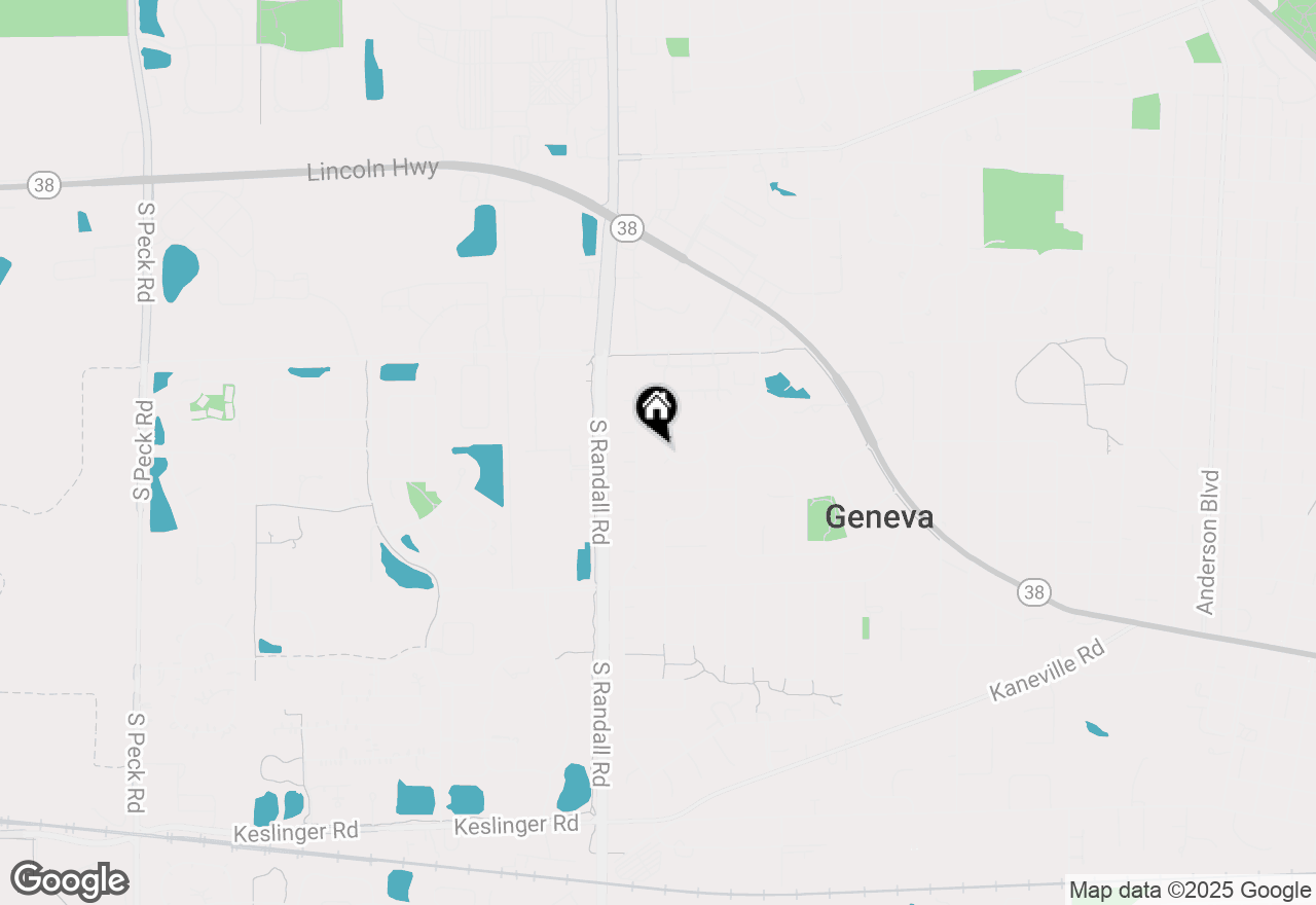 Map of 542 Bloomfield Circle, Geneva, IL 60134