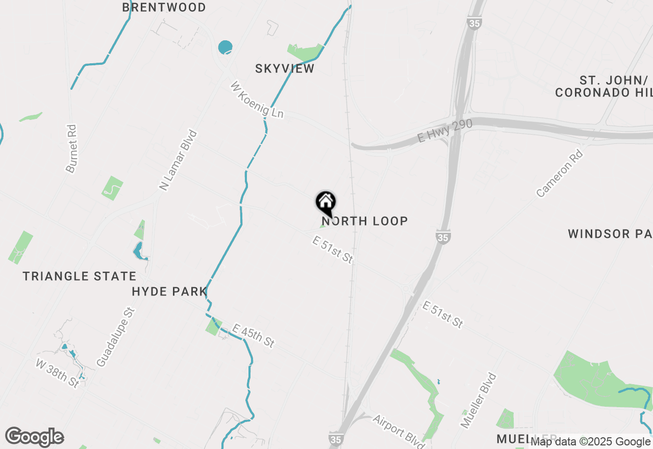 Map of 5201 Evans Ave #A, Austin, TX 78751