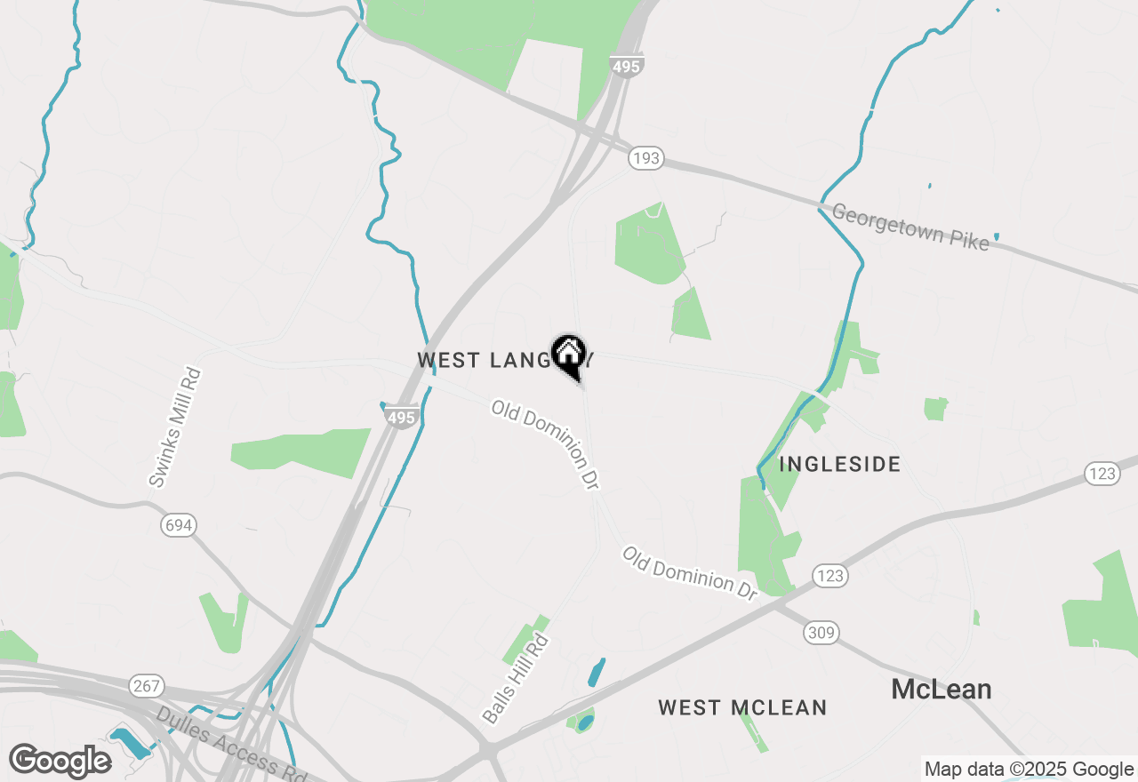 Map of 1110 LOT #2 Balls Hill Road, Mclean, VA 22101