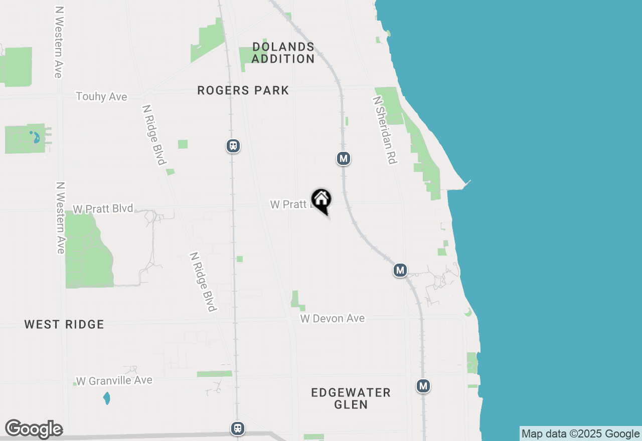 Map of 6723 N Greenview Avenue, Chicago, IL 60626