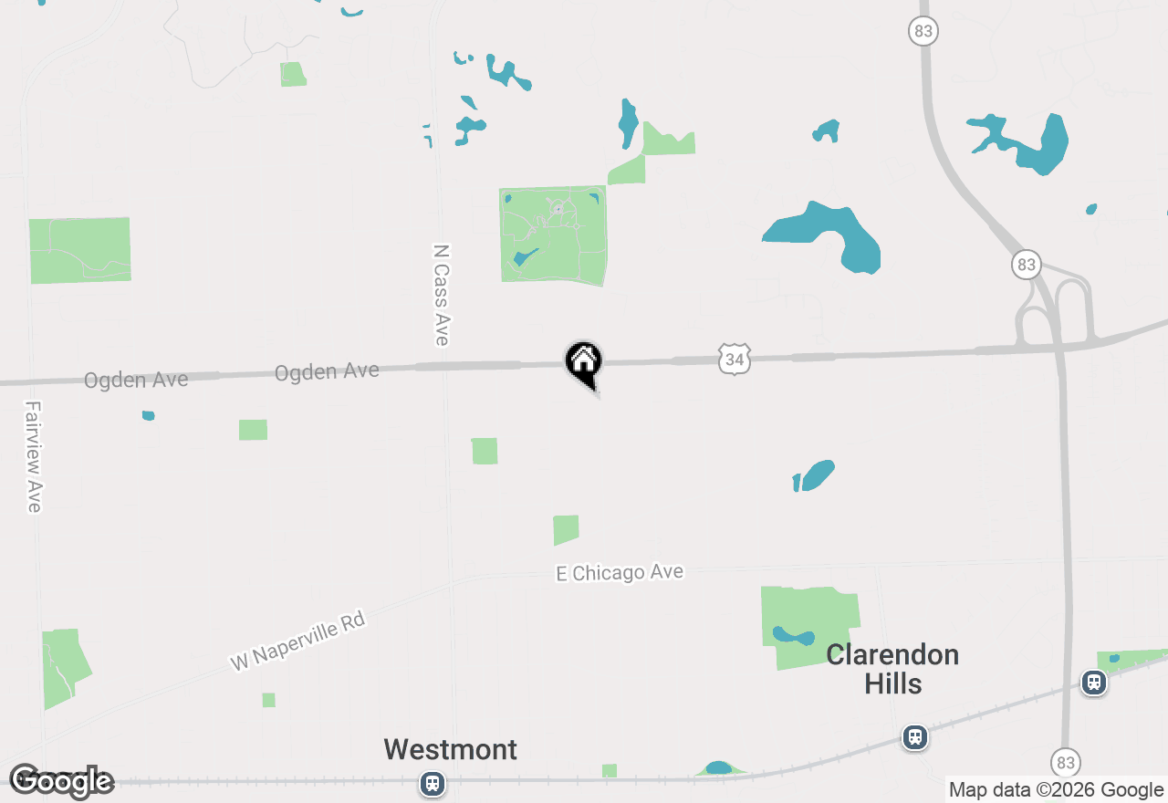 Map of 220 Rosewood Court, Westmont, IL 60559