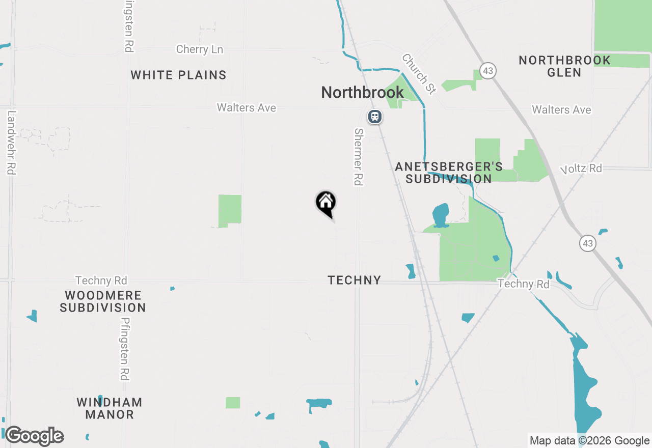 Map of (Address confidential), Northbrook, Illinois 60062