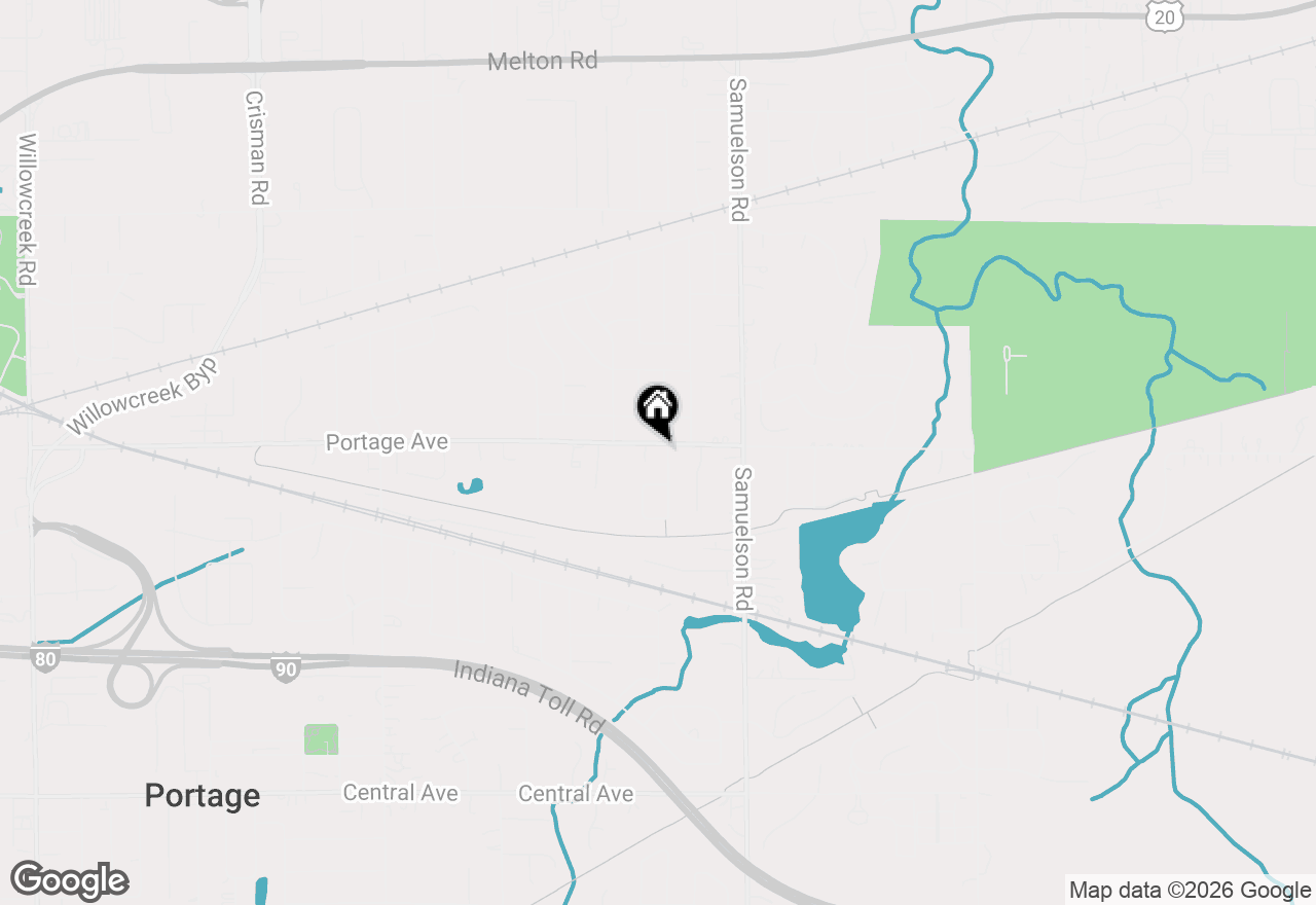 Map of 2262 Rodeo Street, Portage, IN 46368