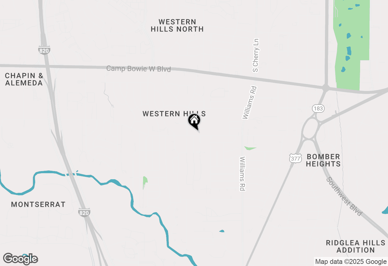 Map of 8270 Chapin Road, Fort Worth, TX 76116