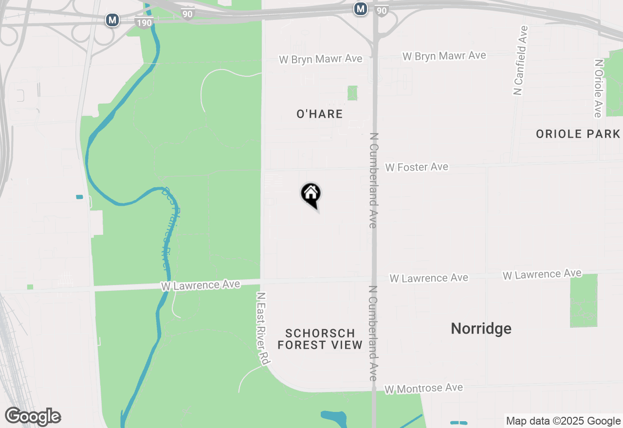 Map of 5020 N Denal Street, Norridge, IL 60706