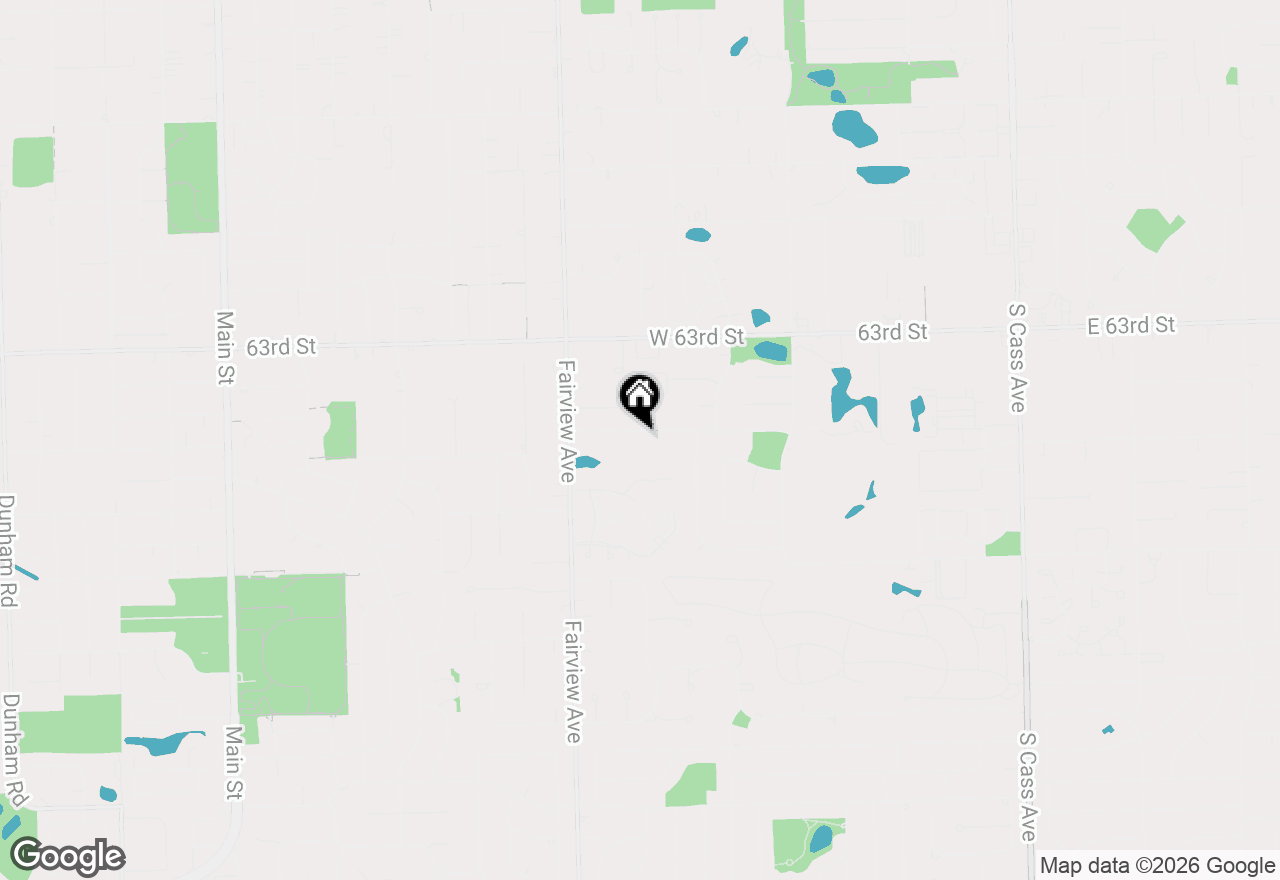 Map of 629 W 65th Street #3, Westmont, IL 60559