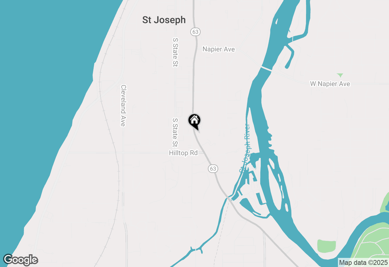 Map of Parcel 2-B Niles Road/m-63, St. Joseph, MI 49085