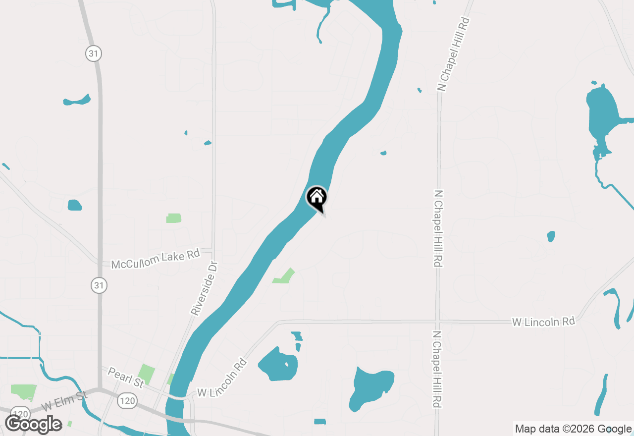 Map of 2019 N Woodlawn Park Avenue, Mchenry, IL 60051