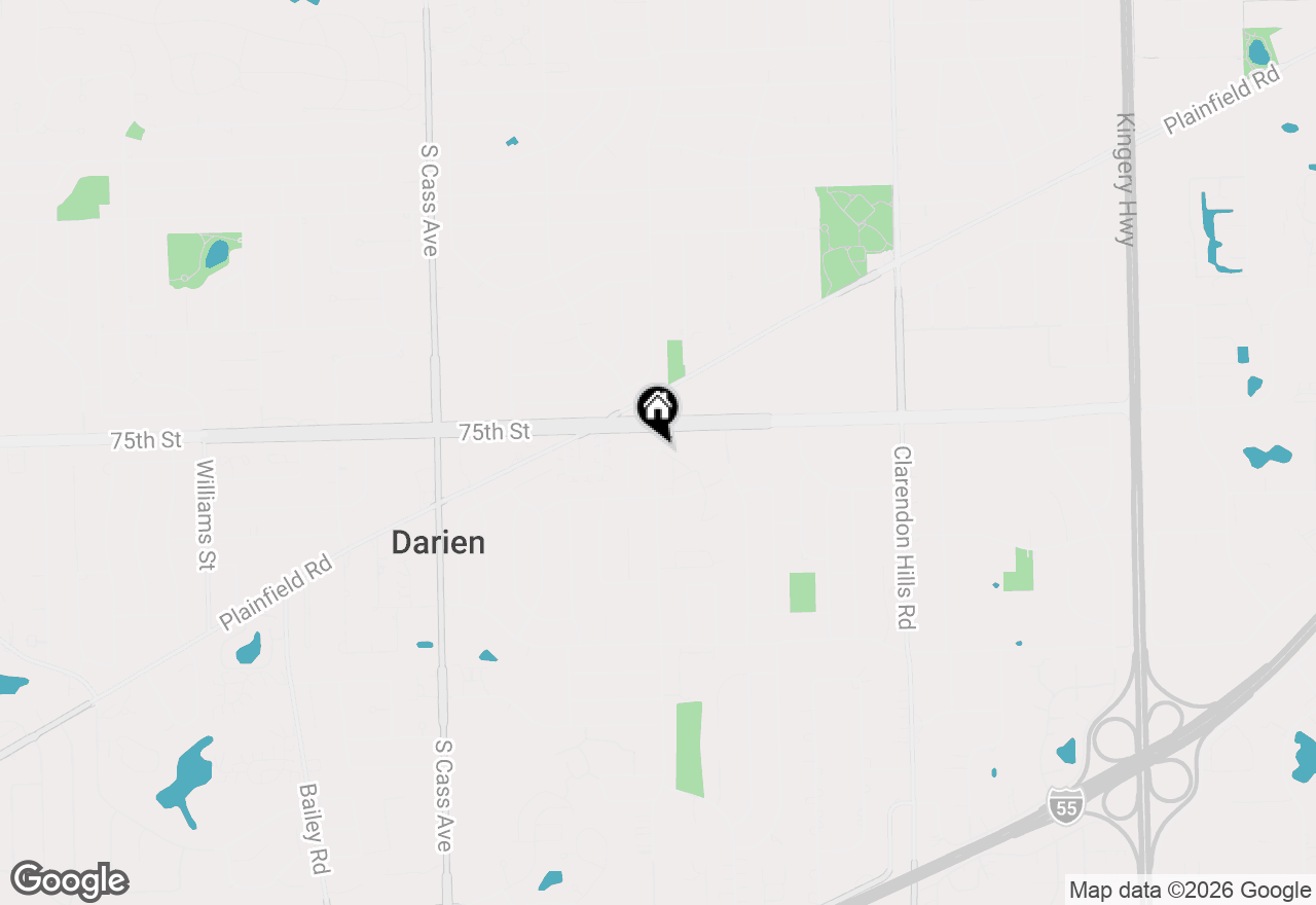 Map of 7525 Nantucket Drive #206, Darien, IL 60561
