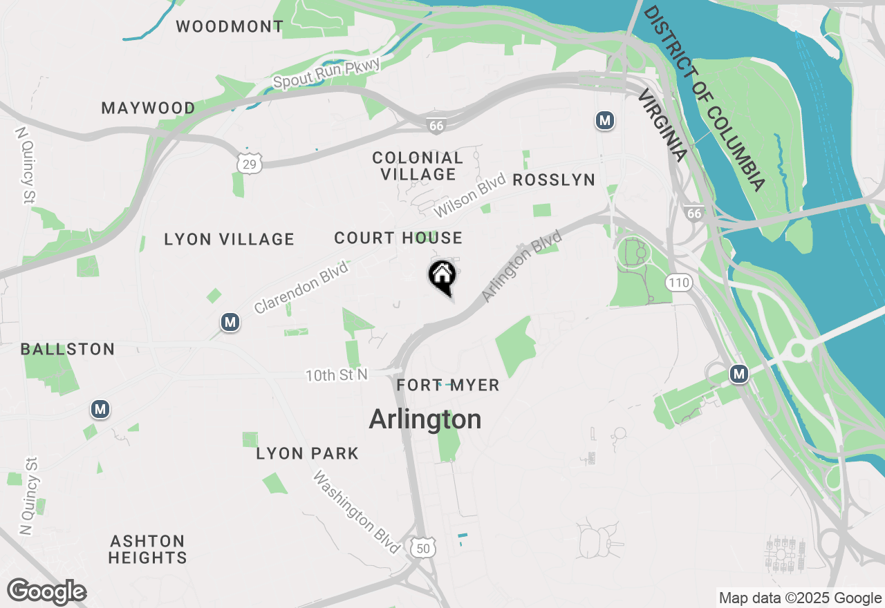 Map of 1210 N Taft Street #307, Arlington, VA 22201