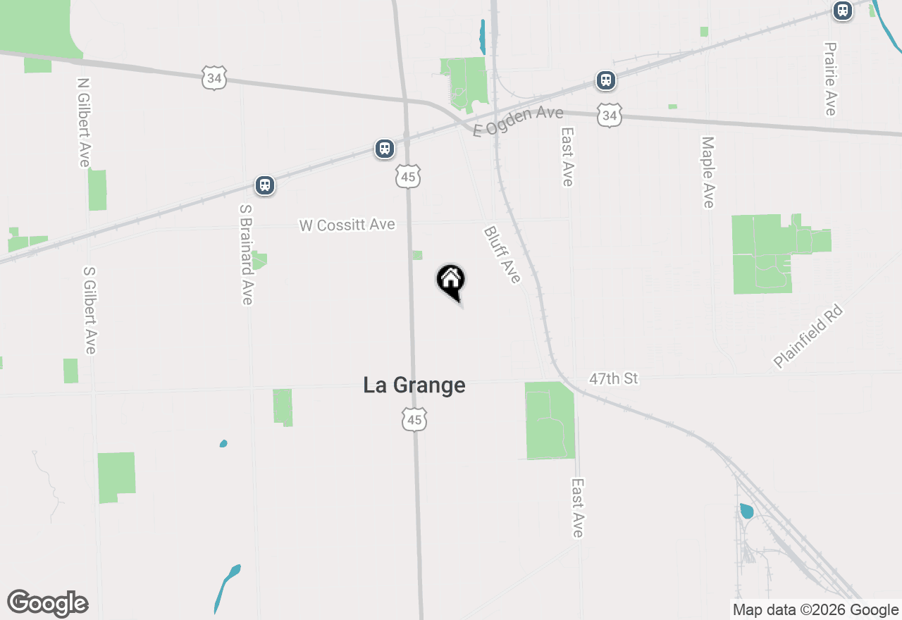 Map of 312 7th Avenue, La Grange, IL 60525
