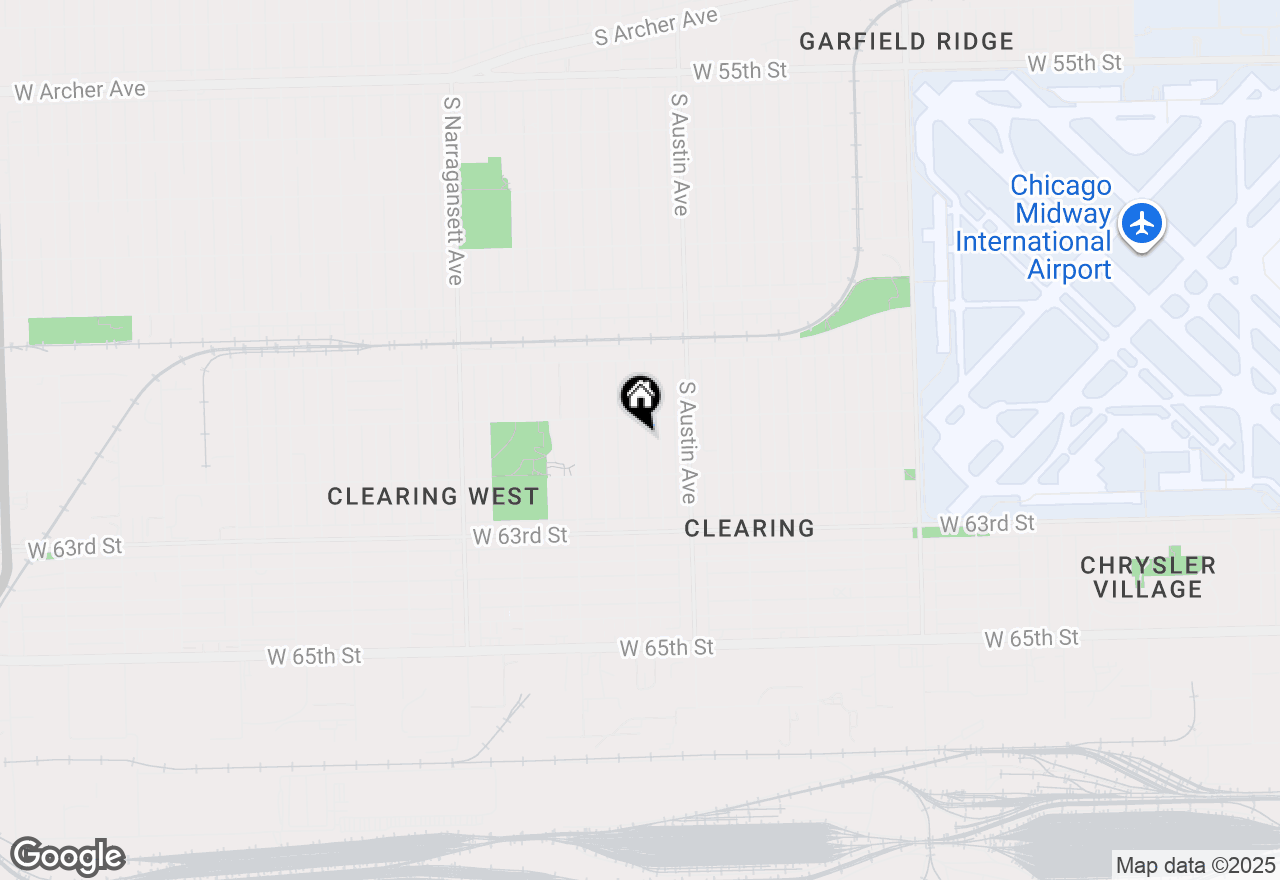 Map of 6123 S Meade Avenue, Chicago, IL 60638