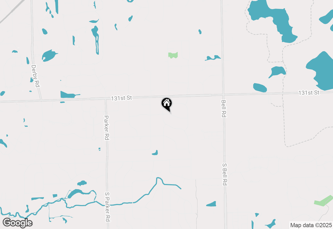 Map of 13187 Briar Patch Lane, Lemont, IL 60439