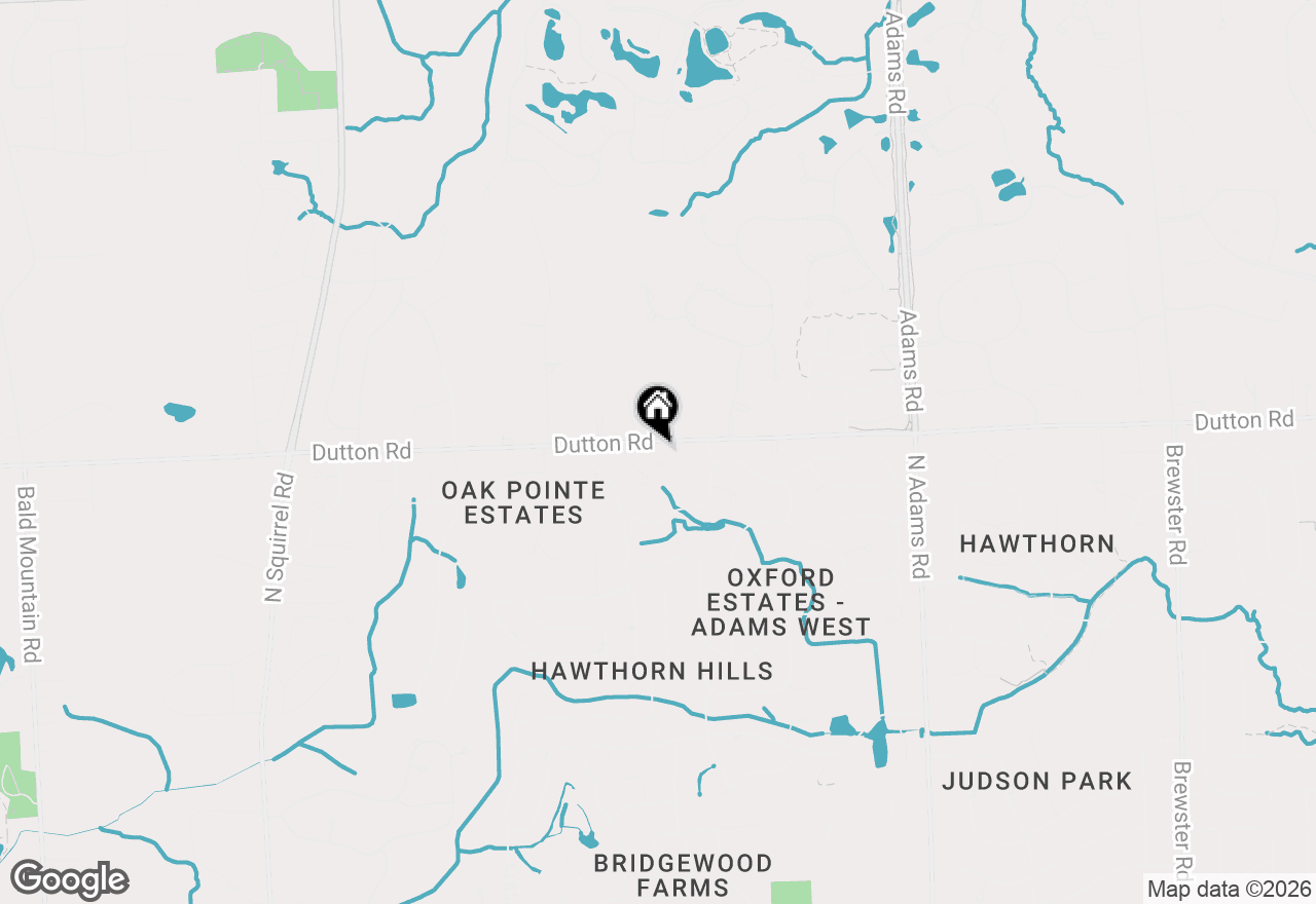 Map of 1906 Independence Court, Rochester Hills, MI 48306