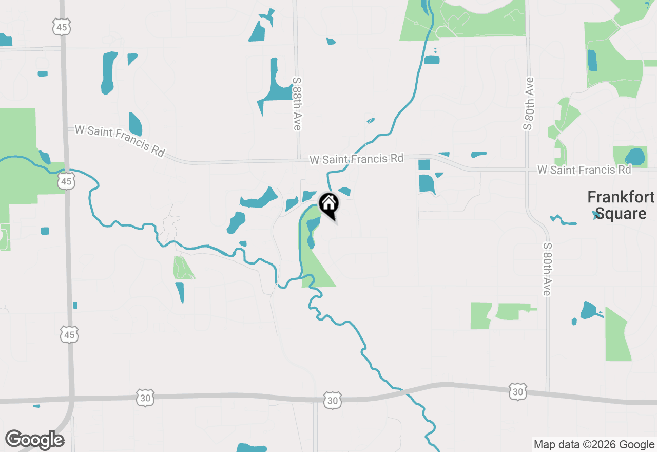 Map of 20507 Magnolia Court, Frankfort, IL 60423