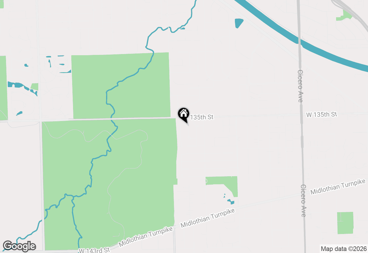 Map of 13514 Short Drive, Crestwood, IL 60418