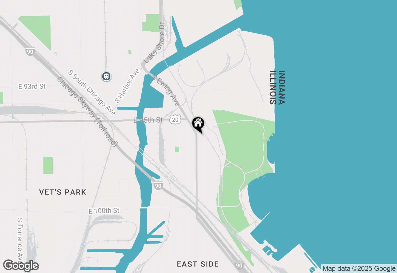 Map of 9601 S Ewing Avenue, Chicago, IL 60617