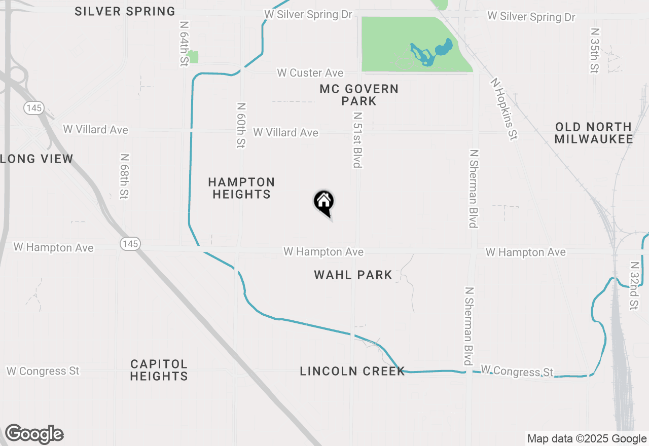 Map of 4875 N 53rd St, Milwaukee, WI 53218