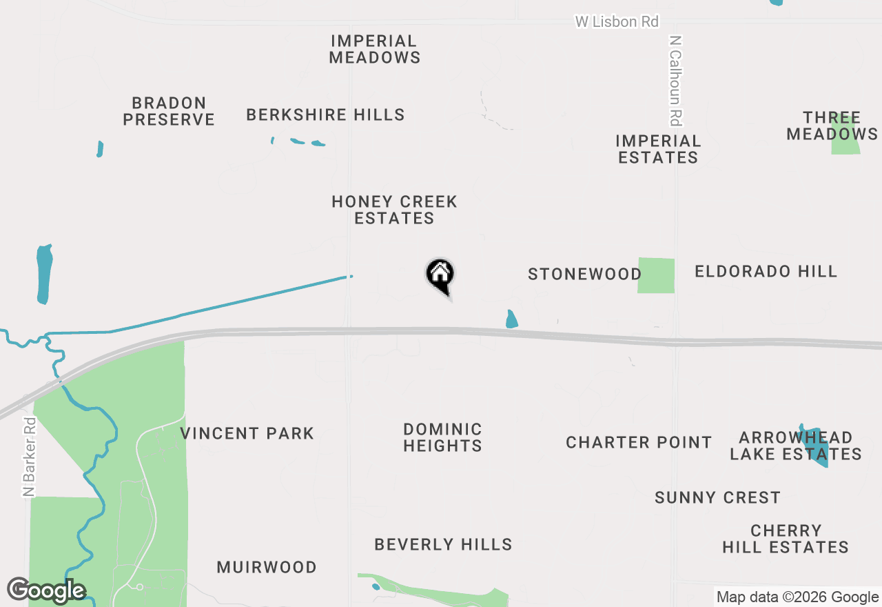 Map of 18345 Ashlea Dr, Brookfield, WI 53045