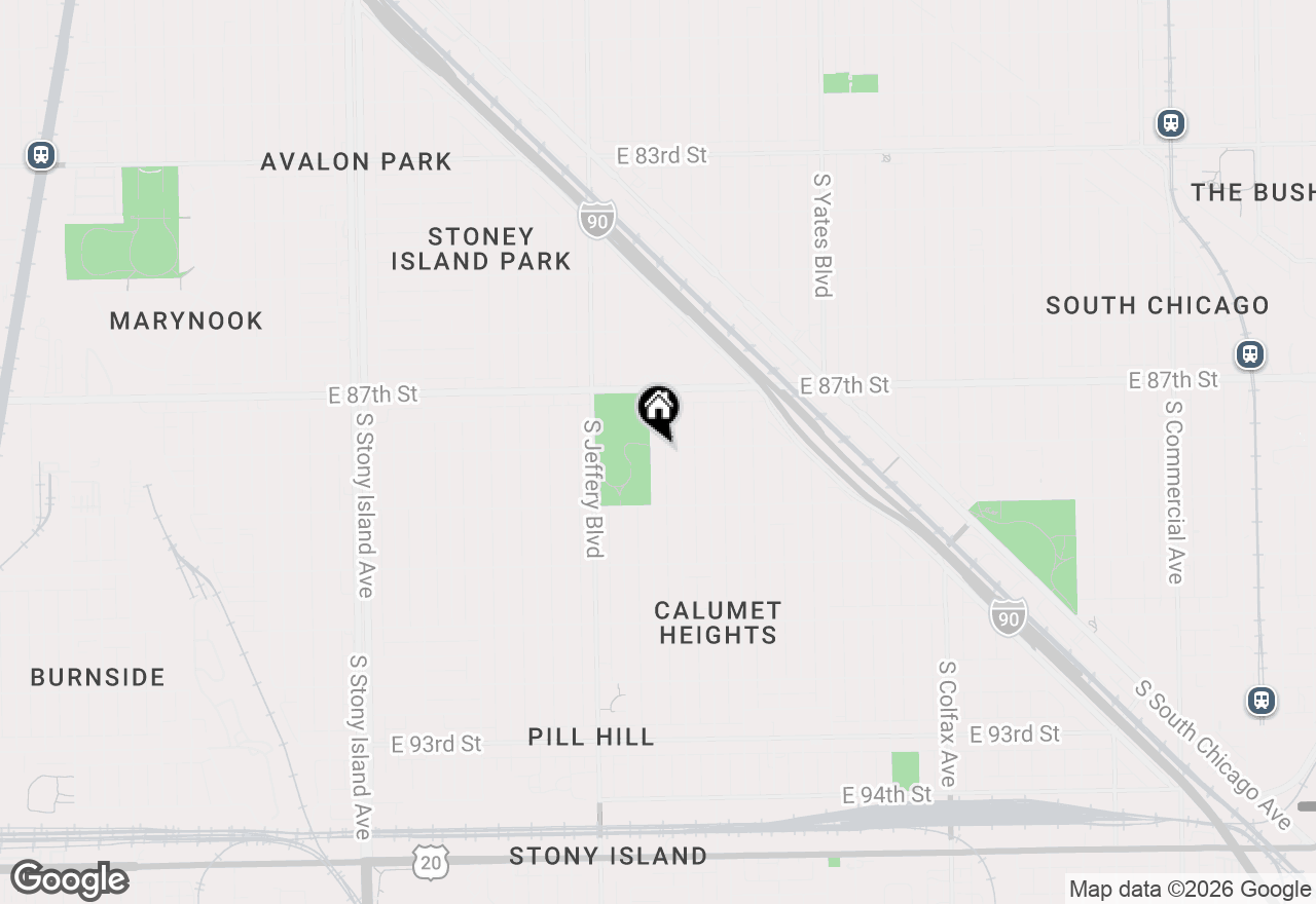 Map of 8801 S Clyde Avenue, Chicago, IL 60617